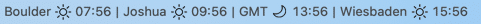 Timezone conversion toolbar