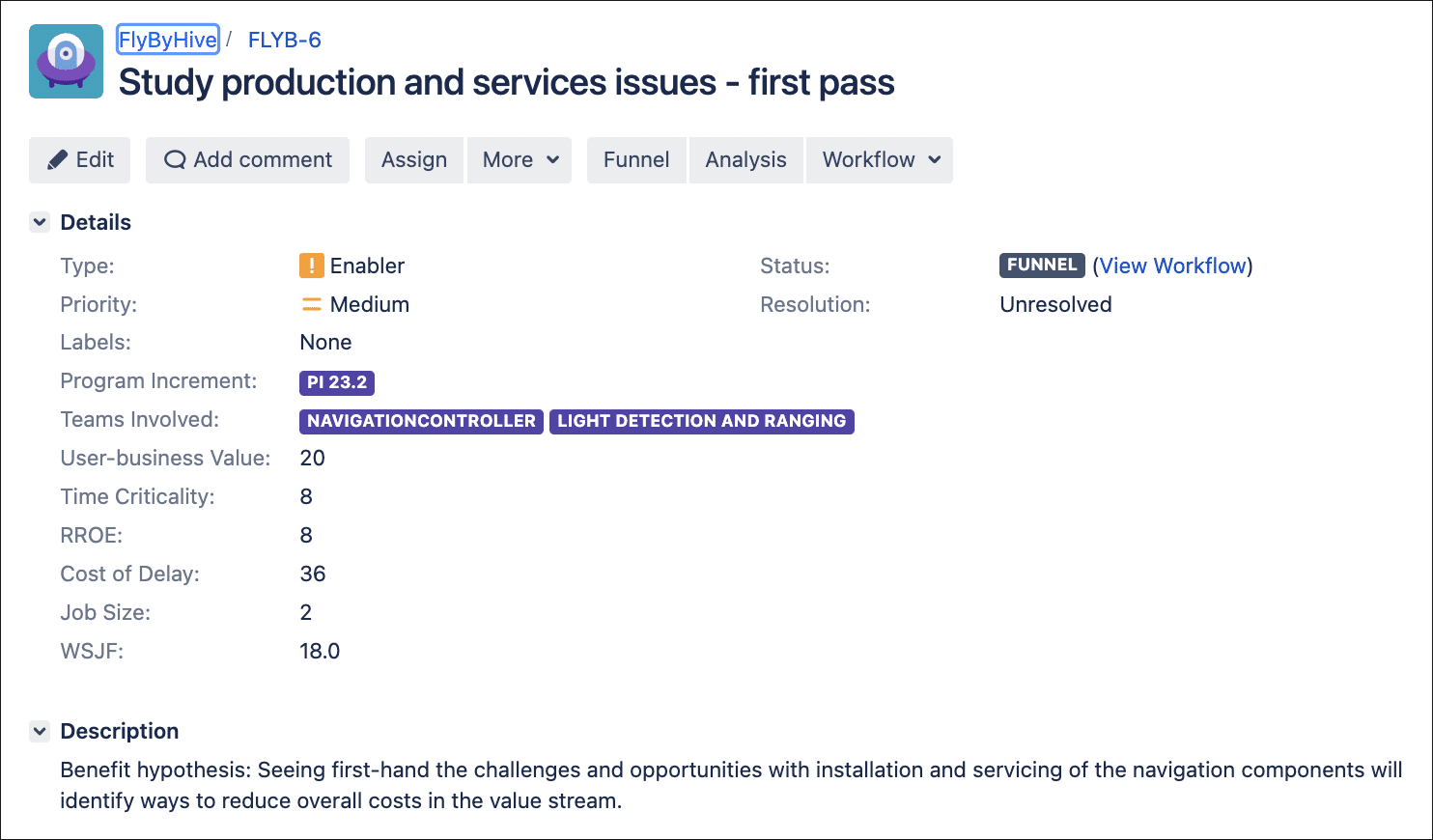 Study production and services issues - first pass.